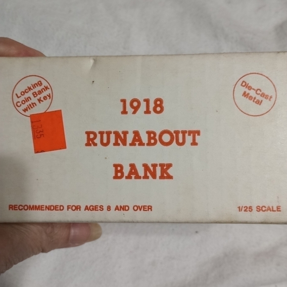 Collectible diecast coin Bank 1912 roundabout replica - Picture 1 of 3